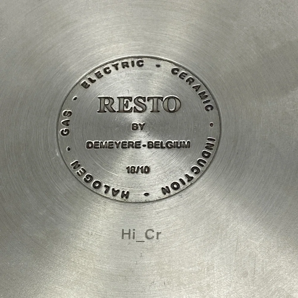 RESTO 4 Cup Egg Poacher Multi Use Stainless Steel 7
